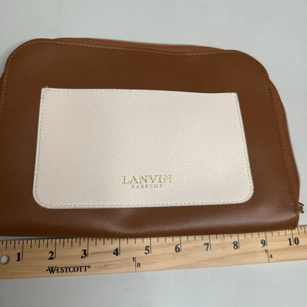 Lanvin Parfums Turkish Airlines Cosmetics Toiletries Pouch‎ Softshell